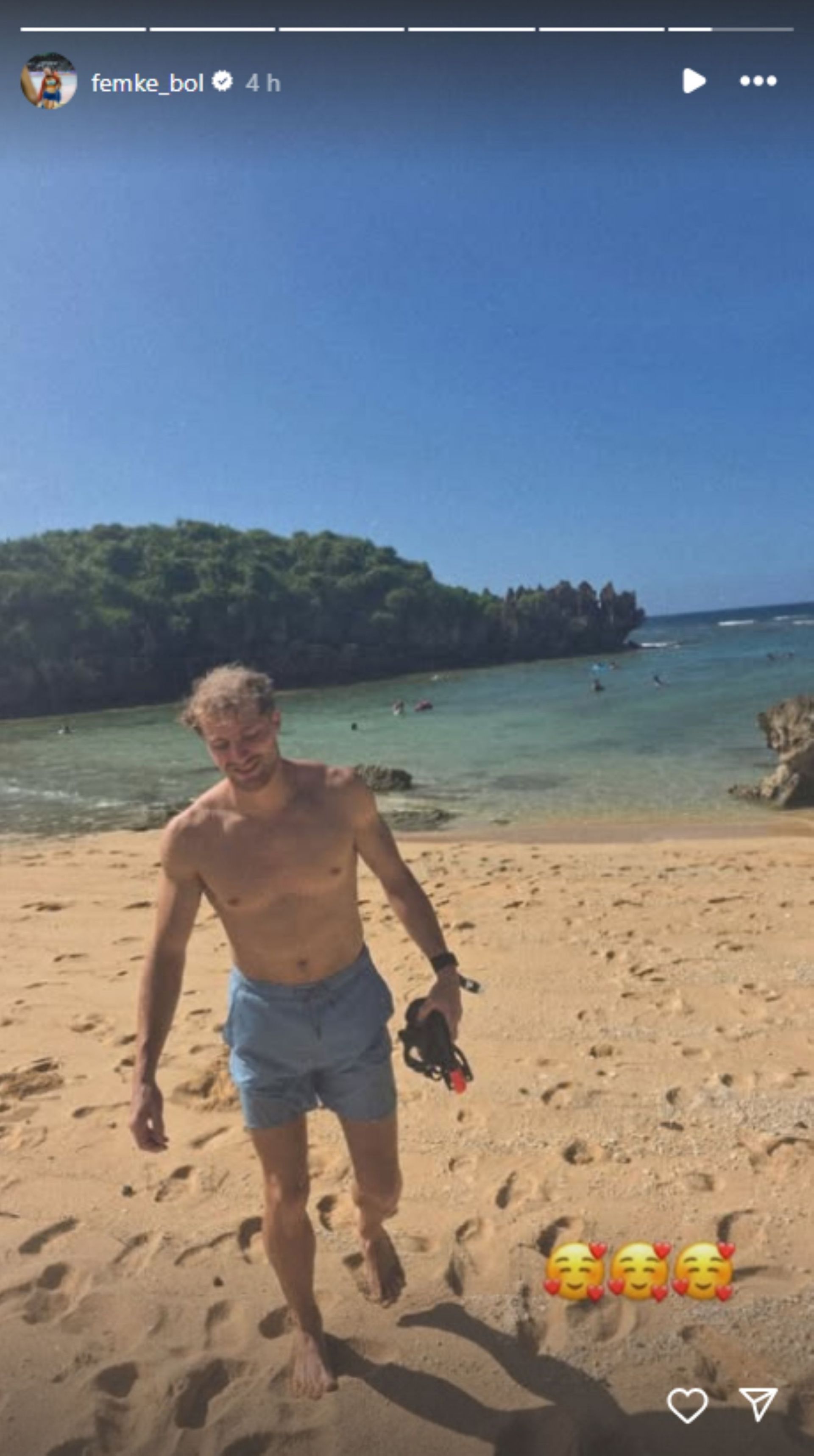 Bol gushes over her fiance Ben Broeders; Instagram - @femke_bol