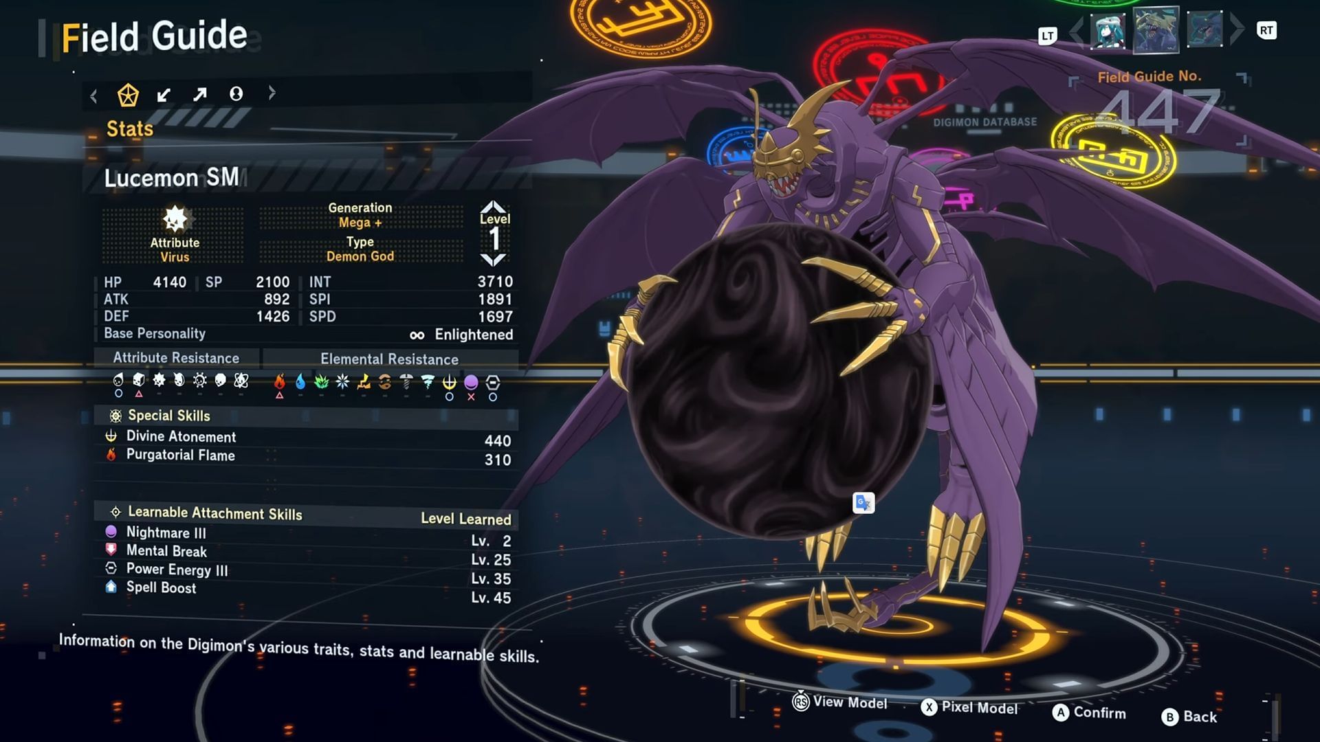 Lucemon Satan Mode (Image via Bandai Namco)