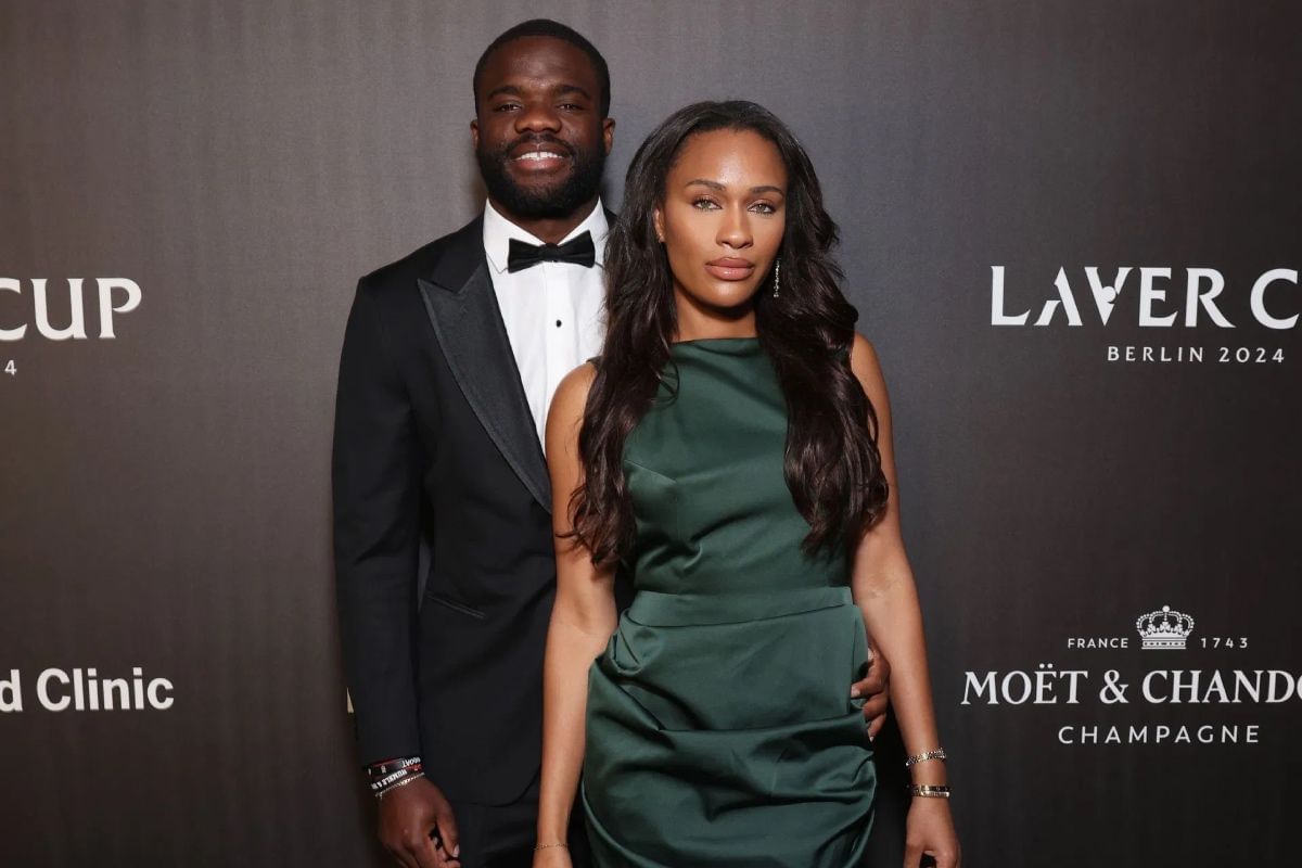 Frances Tiafoe and his girlfriend, Ayan Broomfield - Source: Getty