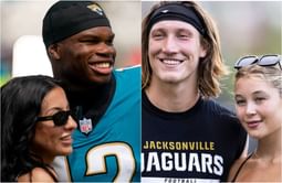 Travis Hunter’s wife Leanna drops 1-word reaction to Trevor Lawrence’s wife Marissa twinning with daughter Shae in all-black outfit