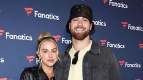 (Photo) Jake Ferguson & fiancée Haley Cavinder share romantic moment hours before Cowboys vs. Commanders showdown