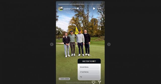 Justin Rose IG story/@justinprose99