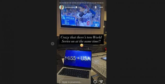 Brooks Koepka’s wife Jena Sims second screens $6.9B-worth MLB side’s game amid Miss USA 2025