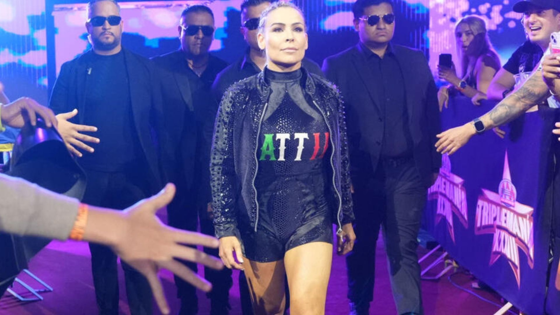 WWE star Natalya at AAA TripleMania (Image via WWE