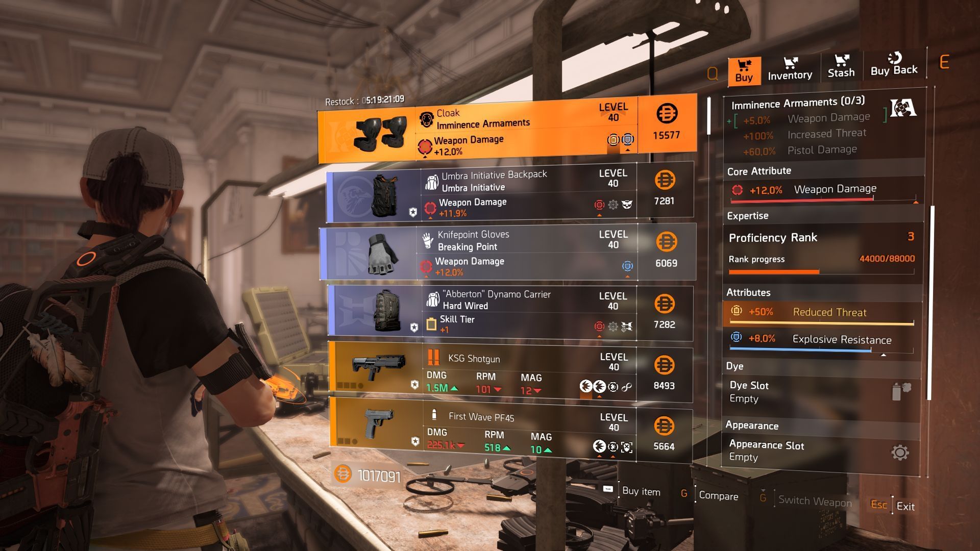 The Division 2 vendor found at Clan Quarters (Image via SK Gaming || Ubisoft)