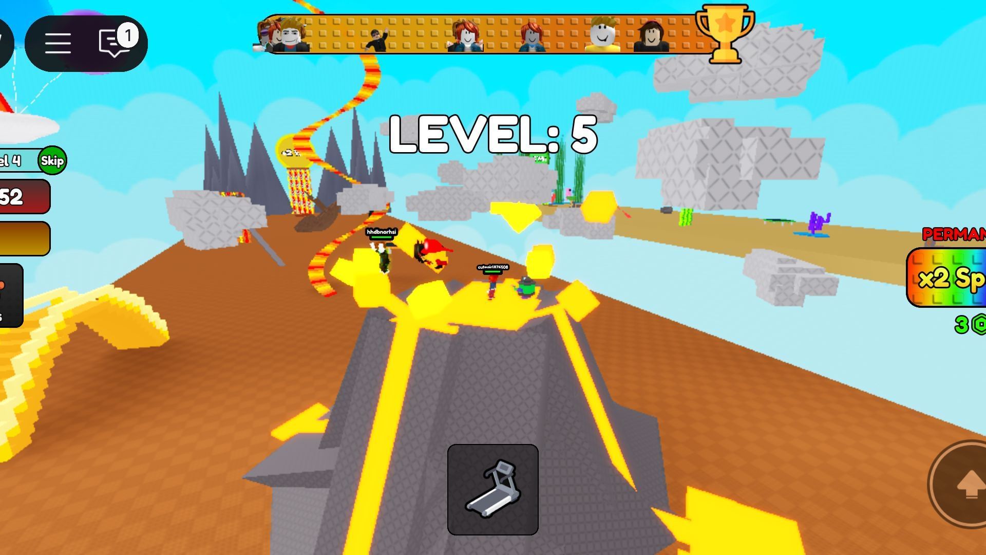 The Volcano (Image via Roblox)