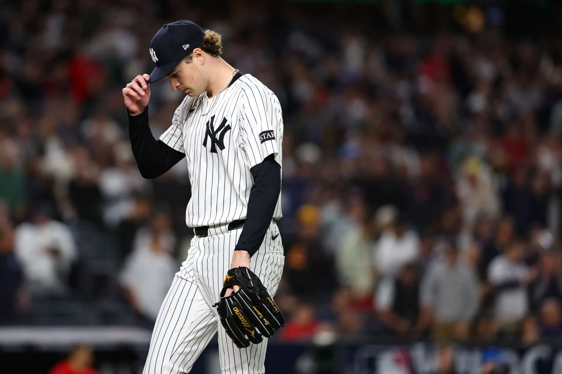 Cam Schlittler in action New York Yankees - Game Three - Source: Getty