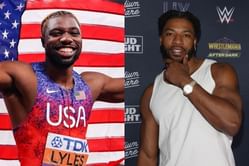 "World Champion of what?” - Noah Lyles reacts to Trick Williams’ title while showing off his gold medals