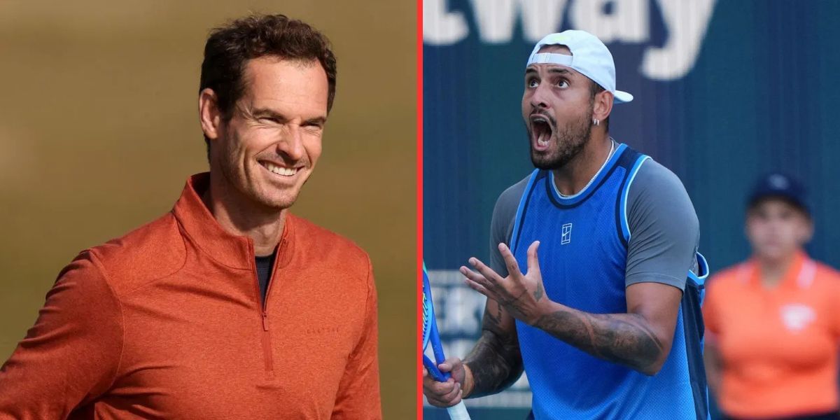 Andy Murray (left), Nick Kyrgios (right), Sources: Getty
