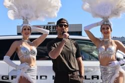 WATCH: Hollywood actor Chris Powell gives the command at the Las Vegas NASCAR Cup race