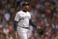 "Good Riddance, biggest choke artist in MLB history" - Yankees fans hit back at Aroldis Chapman for his latest anti-Bronx Bombers statement