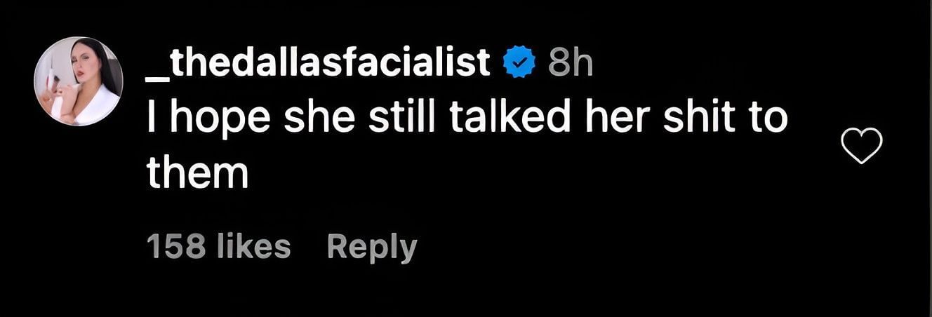 IG comment