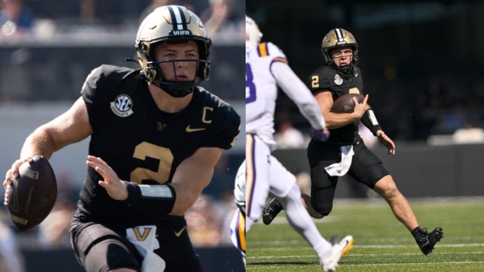 Vanderbilt Commodores QB Diego Pavia