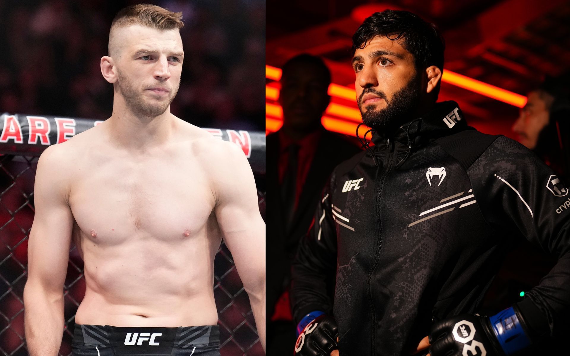 Dan Hooker (left) talks about his rivalry with Arman Tsarukyan (right). [Images courtesy: Getty]