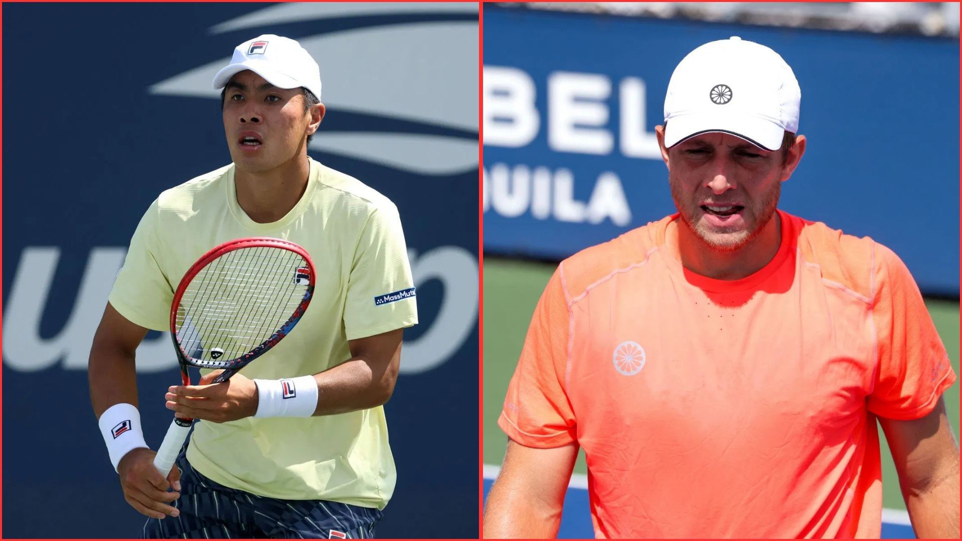 Brandon Nakashima (L) Tallon Griekspoor (R) | Getty