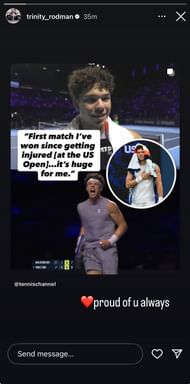 Screengrab from Trinity Rodman's Instagram @trinity_rodman