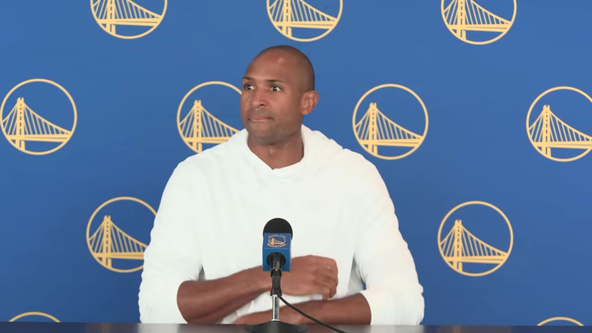 Al Horford signed with the Golden State Warriors. (Photo: @warriors on YouTube)