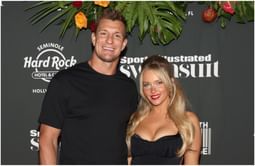 Rob Gronkowski turns ultimate hype man for GF Camille Kostek while celebrating her Ocean Drive Magazine cover feat