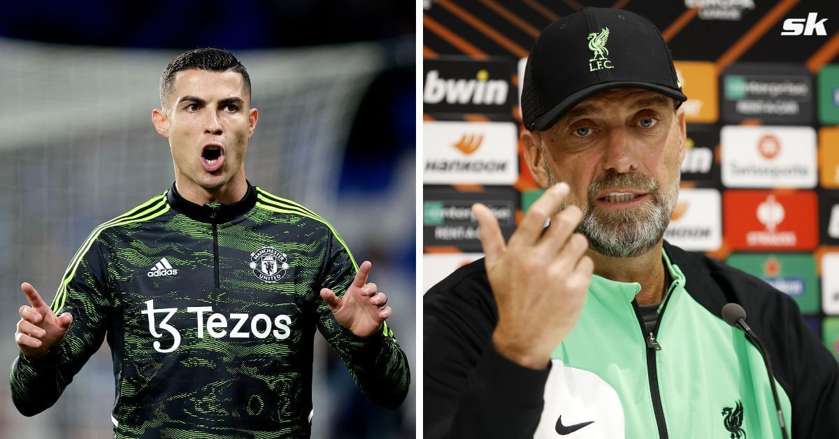 Cristiano Ronaldo (left) and Jurgen Klopp (right)