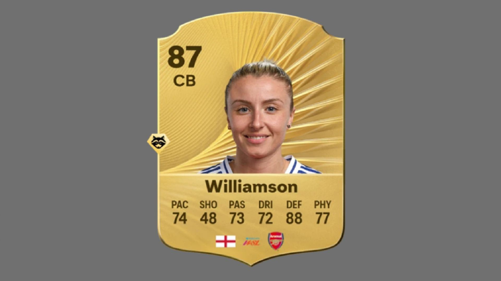 Leah Williamson is among the best versatile CBs (Image via EA Sports)