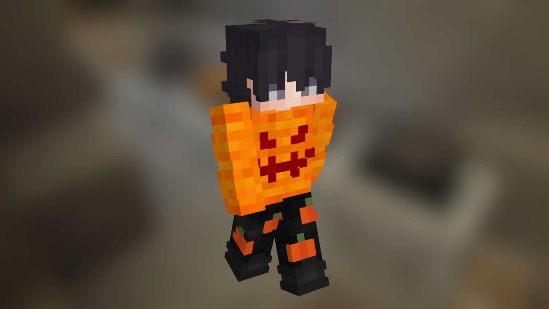 The pumpkin hoodie outfit (Image via Minecraft/NameMC)
