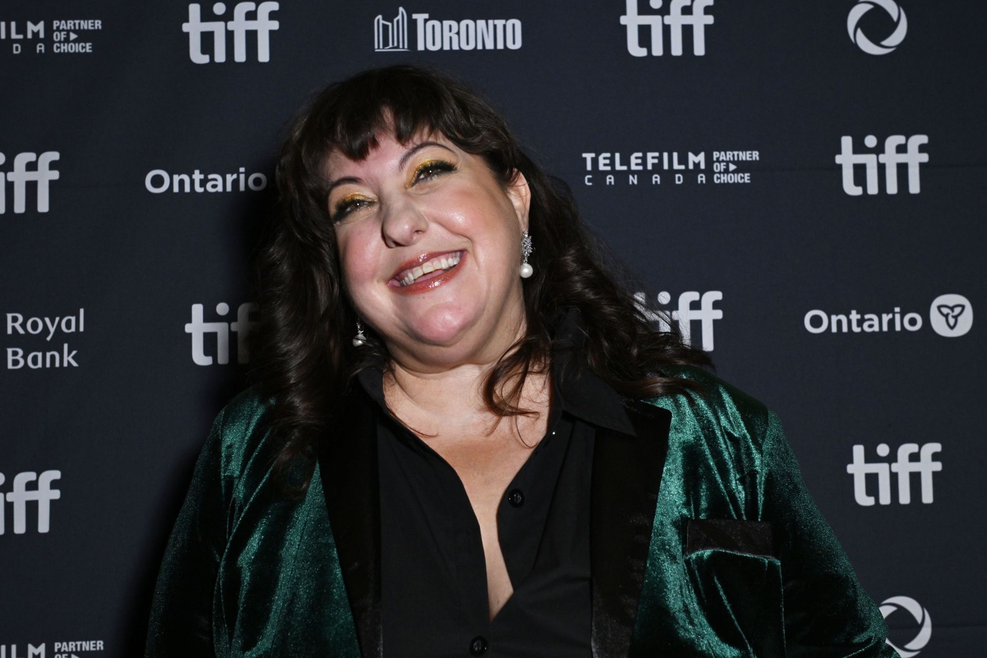 Ashlie Atkinson attends the premiere of  The Lost Bus during the 2025 Toronto International Film Festival at Princess of Wales Theatre  (Photo by Olivia Wong/Getty Images)