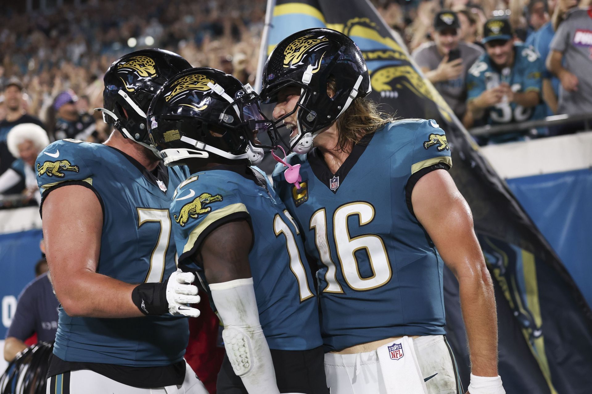 Trevor Lawrence at Kansas City Chiefs v Jacksonville Jaguars - NFL 2025 - Source: Getty