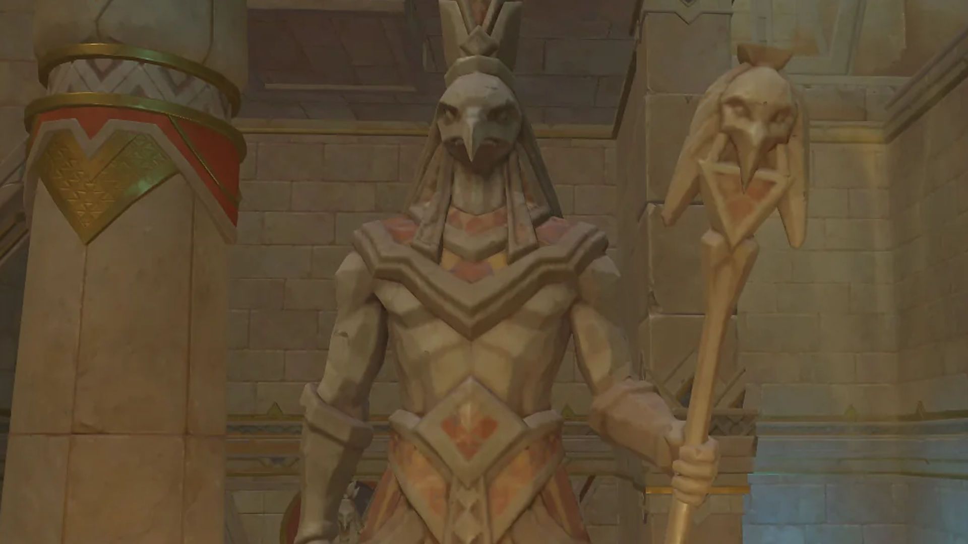 A statue of Thoth (Image via HoYoverse)
