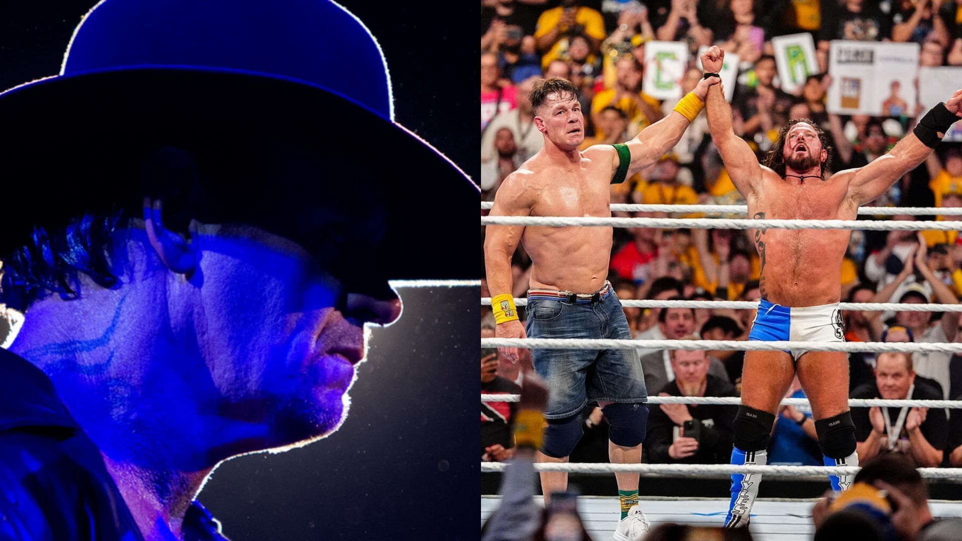The Undertaker thanks John Cena and AJ Styles for their "masterclass" at WWE Crown Jewel 2025 thumbnail