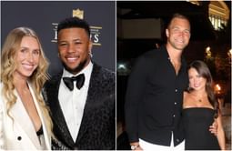 Saquon Barkley's fiancée Anna Congdon drops "PERFECT" message as Mike Gesicki's wife Halle welcomes 1st child with Bengals TE