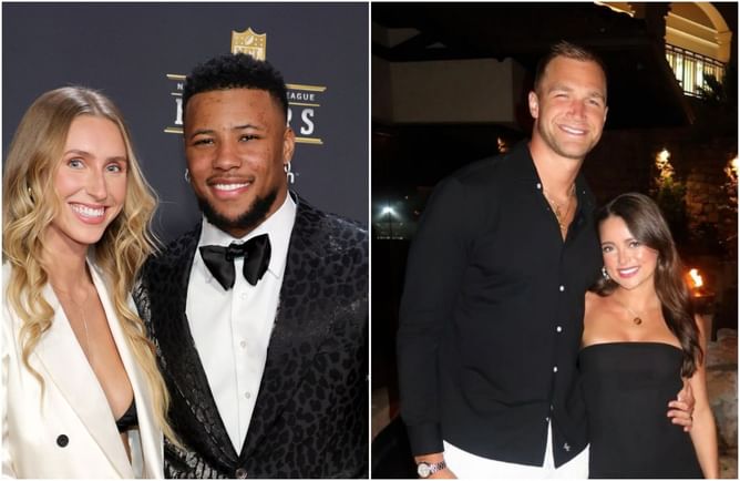 Saquon Barkley's fiancée Anna Congdon drops "PERFECT" message as Mike Gesicki's wife Halle welcomes 1st child with Bengals TE
