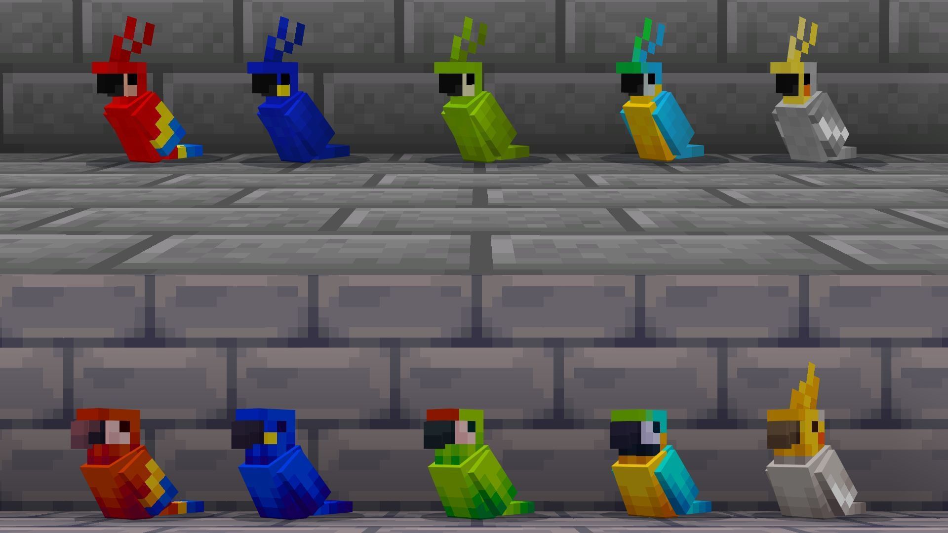 A Minecraft player redesigned the parrot texture in the game