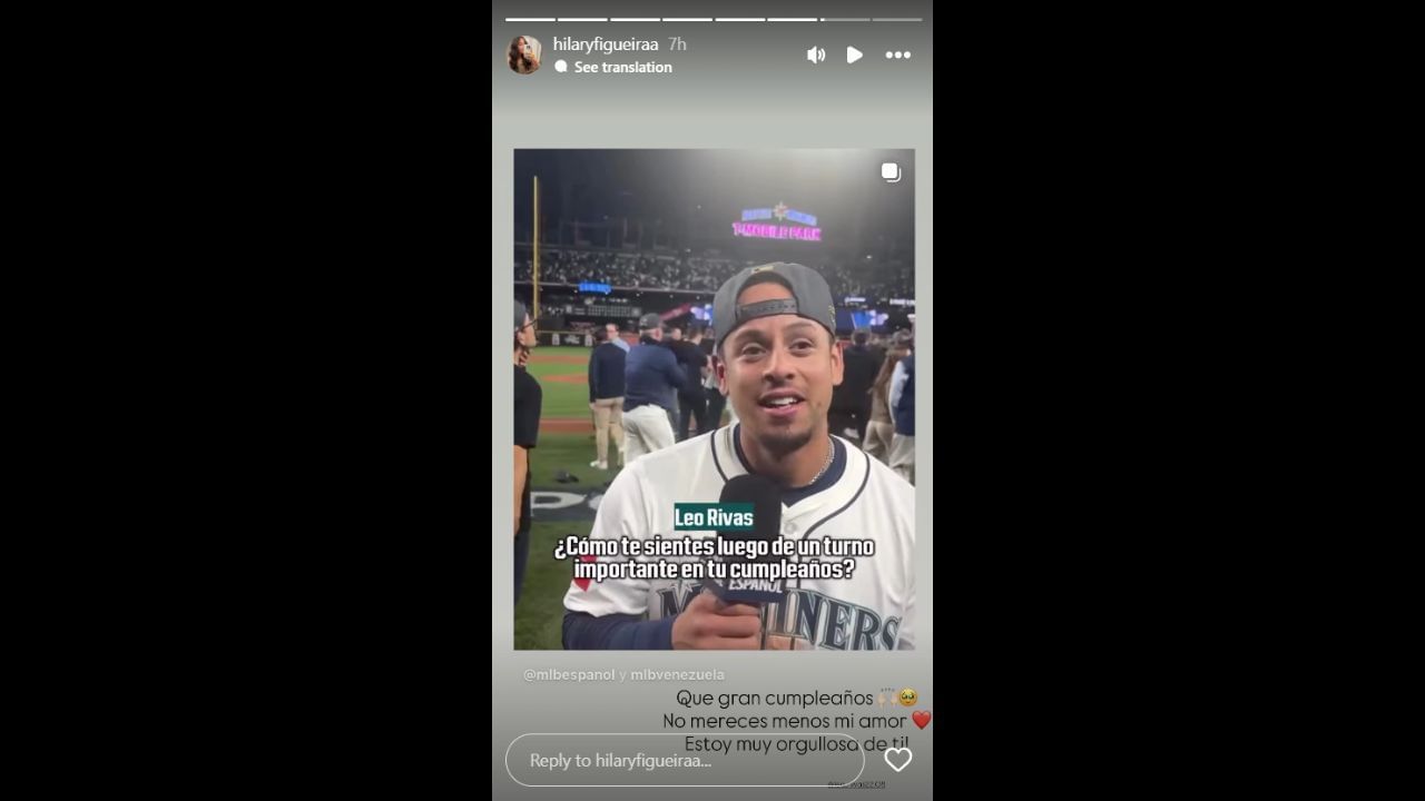 Screenshot of Hilary Figueira&#039;s Instagram Story (Image from - Instagram.com/@hilaryfigueiraa IG Stories)
