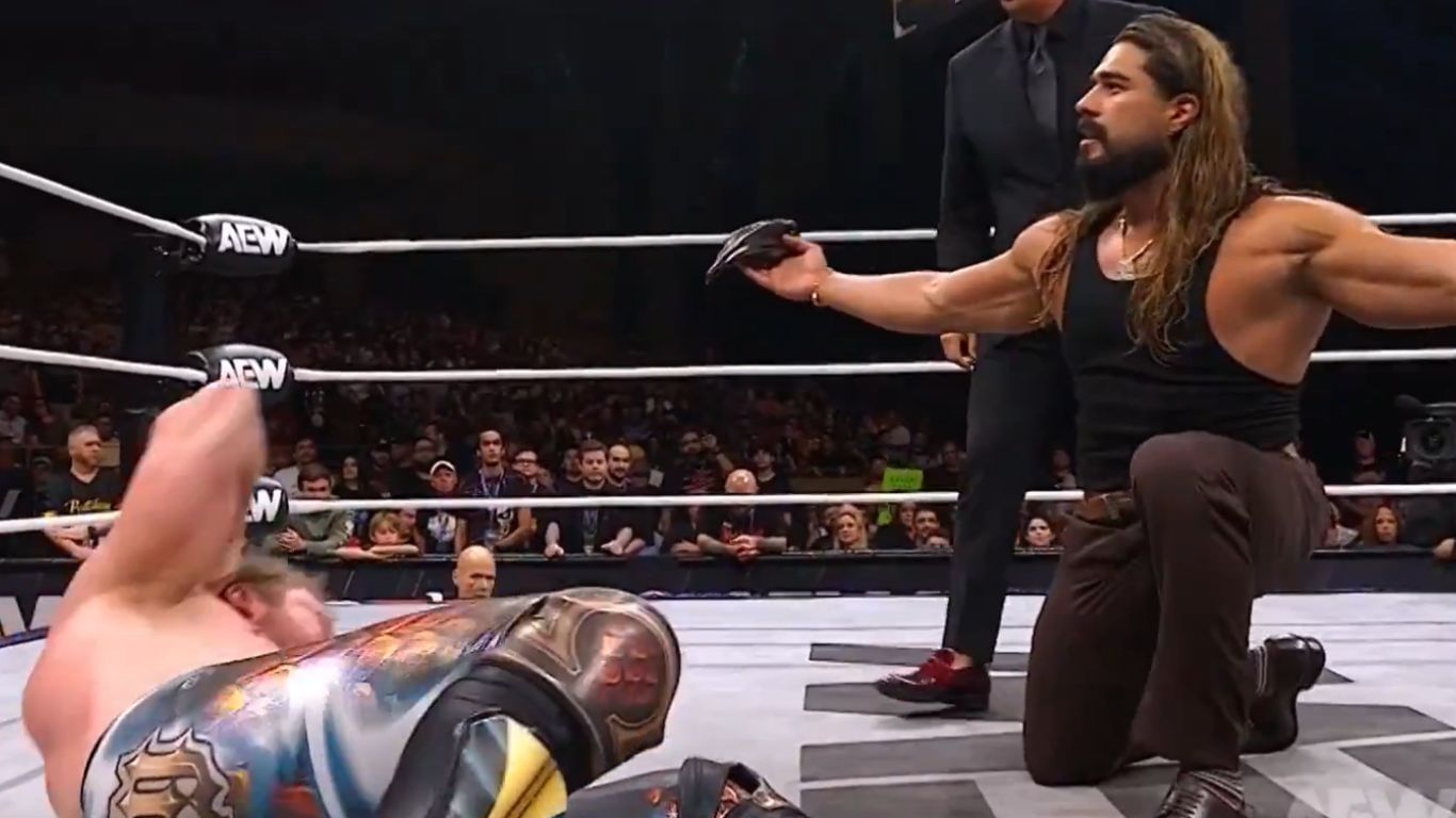 Andrade attacked Kenny Omega on Dynamite [Image via AEW on TV