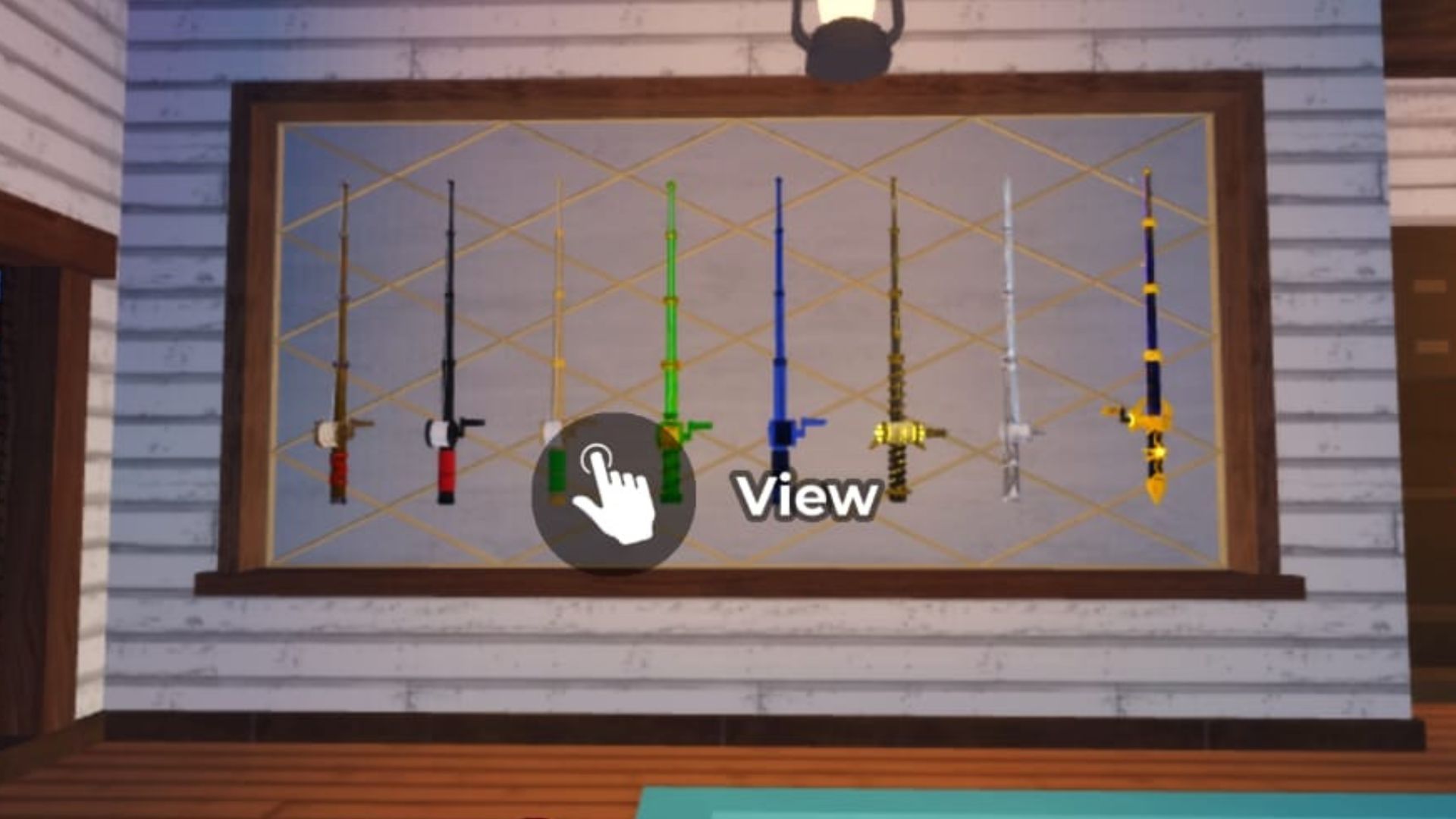 Fishing Rods in the Joe&#039;s Rods shop (Image via Roblox)