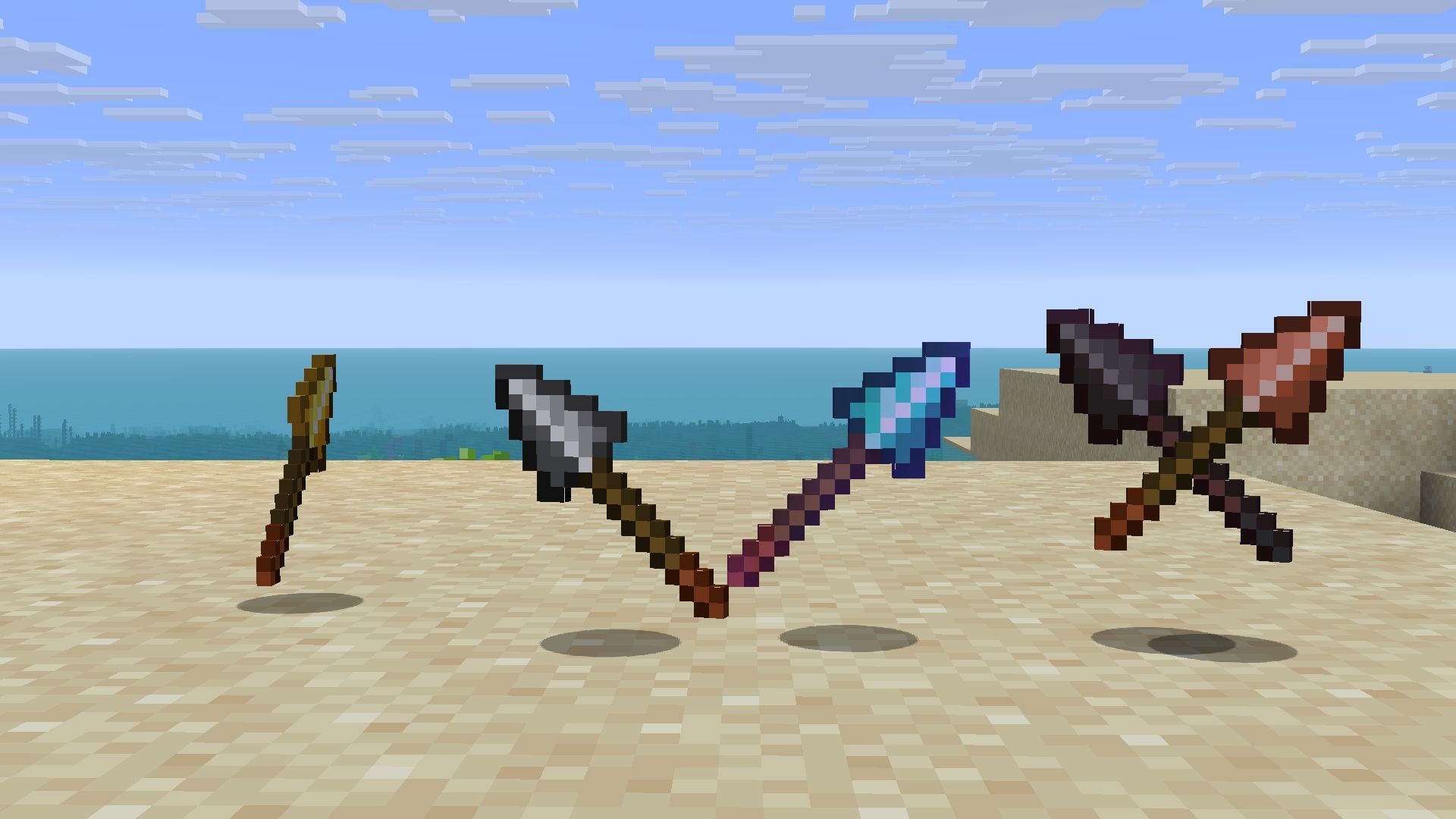 Minecraft spear
