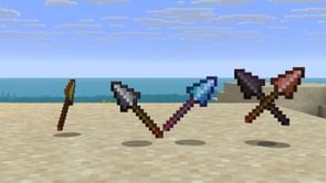 Minecraft spear guide: Crafting recipe, uses, and more