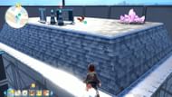 Eevee is located on top of a building in Bleu Sector 7 in the early game of Pokemon Legends Z-A (Image via The Pokemon Company || YouTube@Arekkz Gaming)