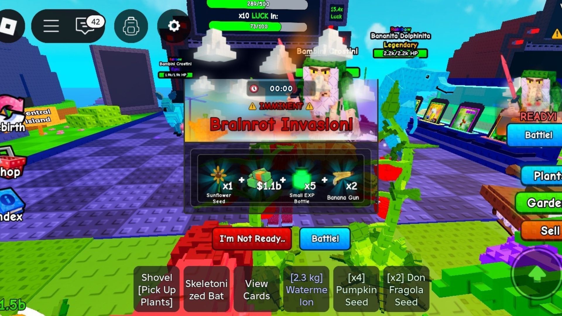 Brainrot Invasion banner (Image via Roblox)
