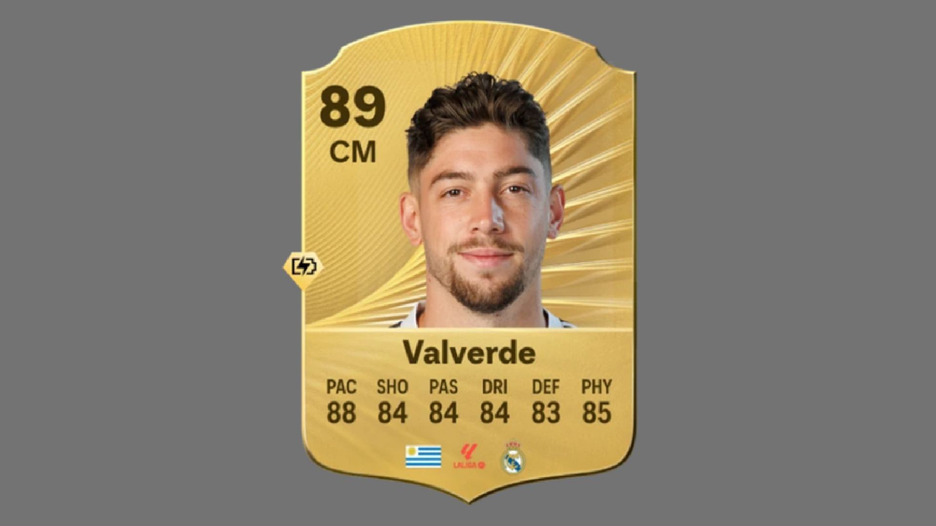 Federico Valverde card at EA FC 26 (Image via EA Sports)