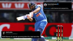"All that, just to score Massive 8 runs with blind slogging" - Fans react as Rohit Sharma falls for 8 off 14 balls in AUS vs IND 2025 1st ODI