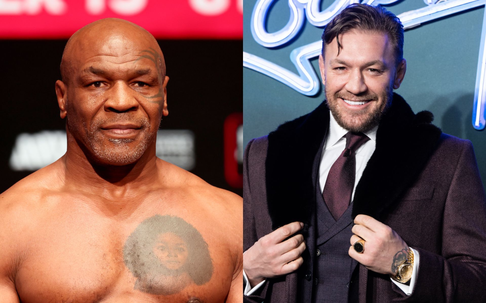 UFC star and boxing icon name Conor McGregor (right) and Mike Tyson (left) as their idols. [Images courtesy: Getty Images]