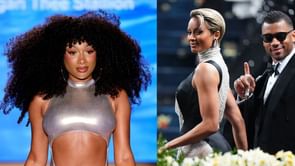 Russell Wilson's wife Ciara draws reaction from Megan Thee Stallion after her catwalk in spandex bodysuit