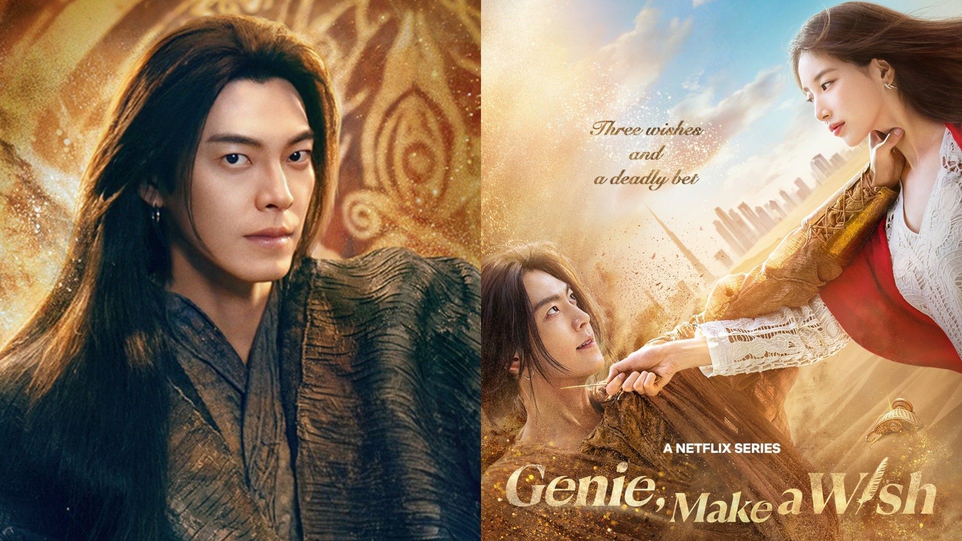 Genie Make A Wish posters (Image via X/@NetflixKR)