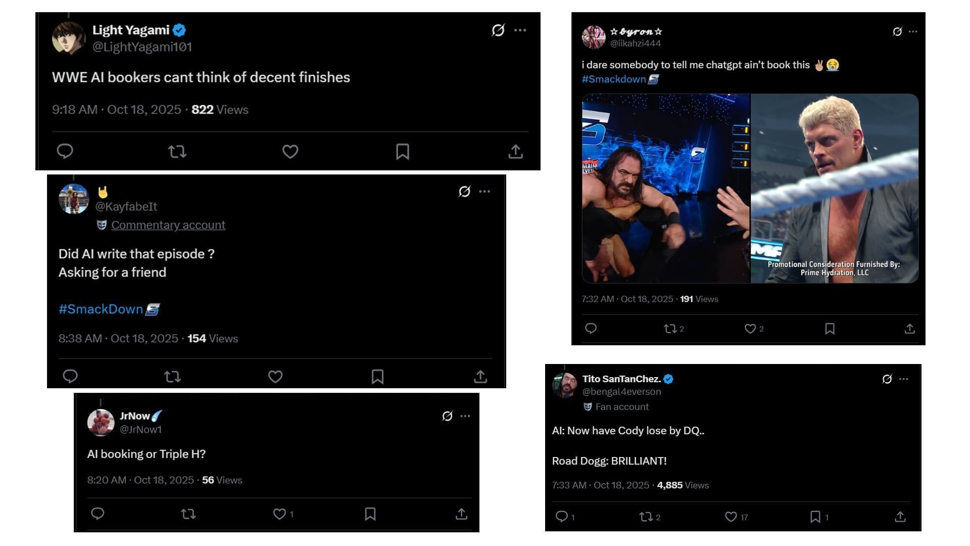 Screenshot of fans&#039; reaction from Twitter (X).