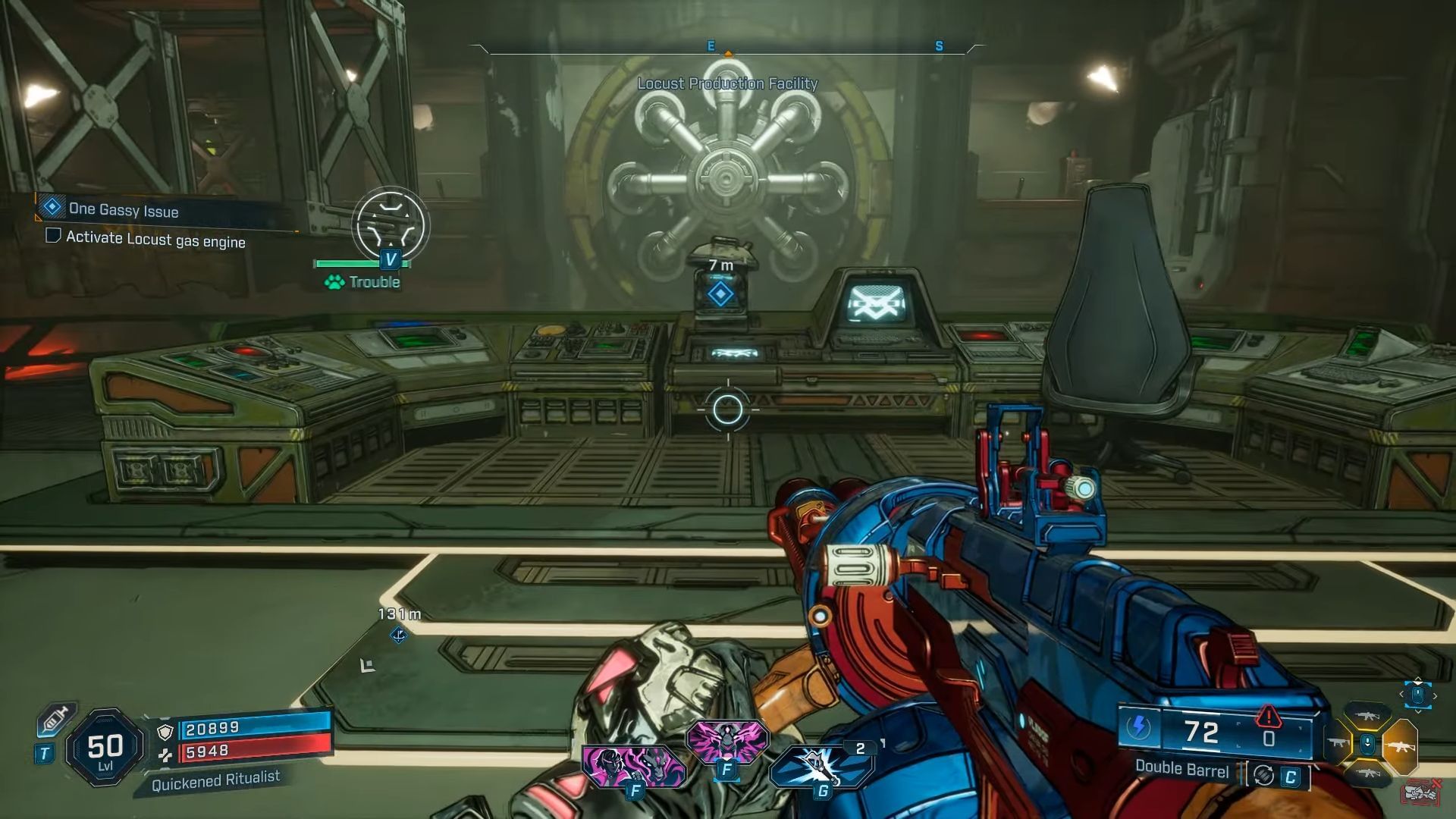 Activate Locust Gas Engine and return to Sorting Station Entrance (Image 2k | YouTube/Gaming Tornedo)