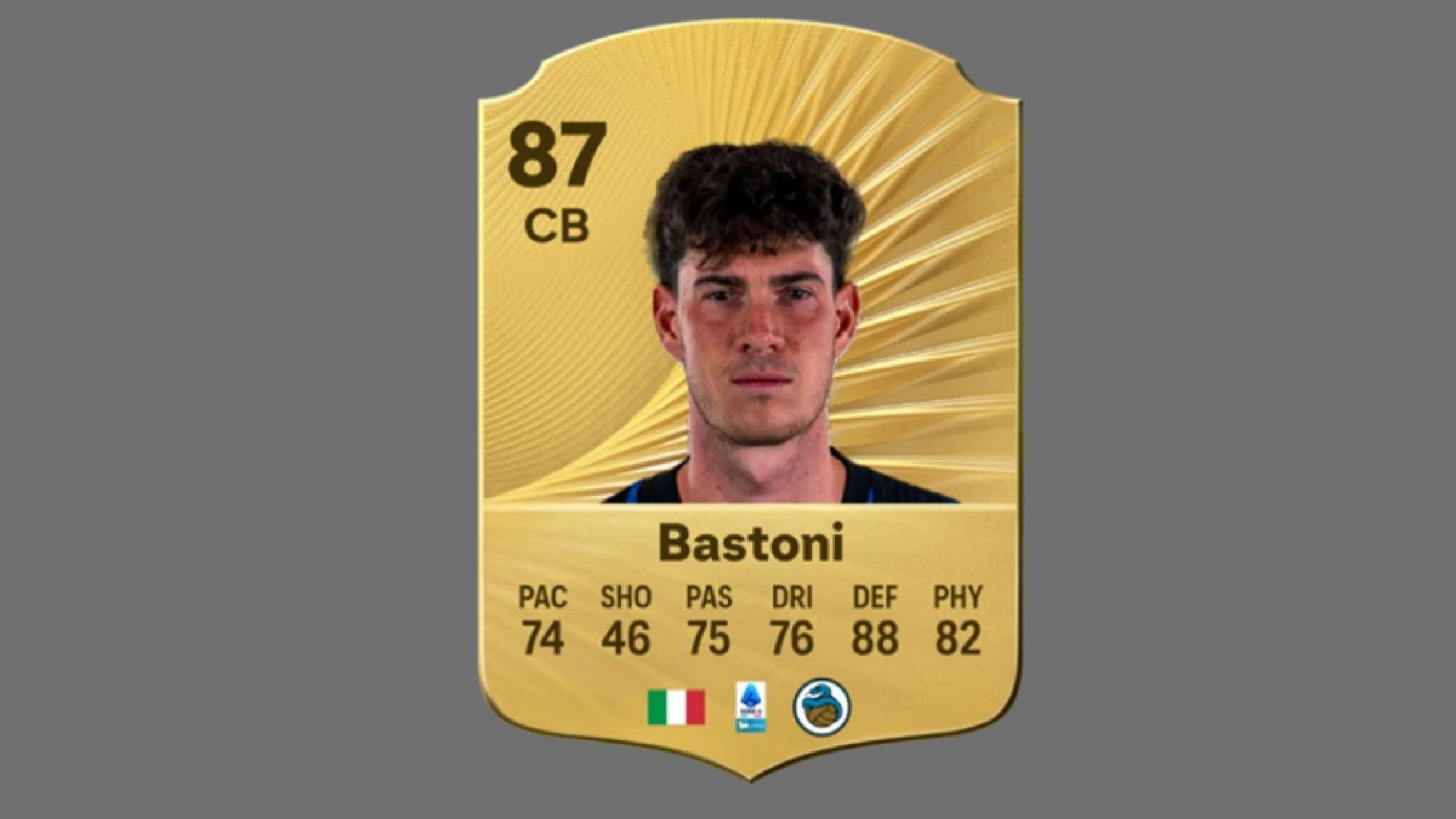 Alessandro Bastoni was a key man in Inter&#039;s Scudetto victory (image via EA Sports)