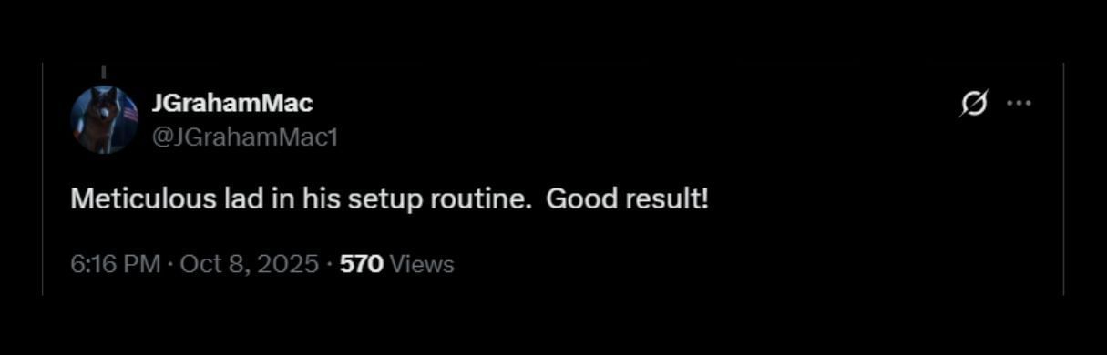 Comment by a user - Source - @JGrahamMac1 on X