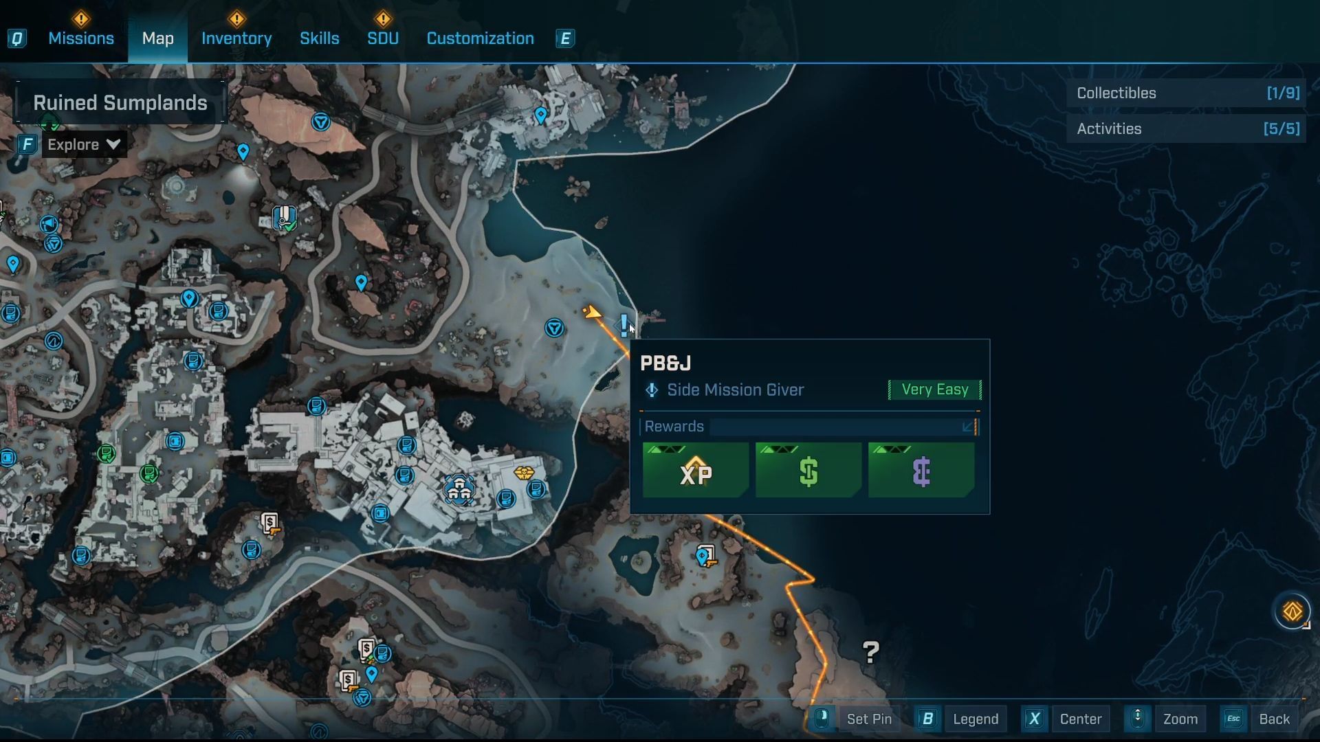 Location of PB&amp;J in Borderlands 4 (Image via Youtube/@WoWQuest)