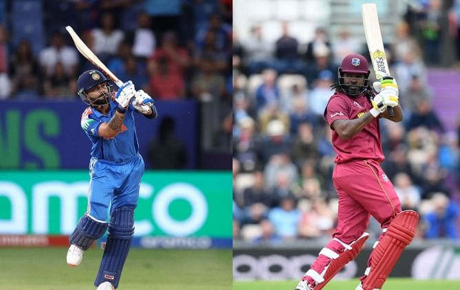 Virat Kohli vs Chris Gayle - comparing their stats in ODI cricket